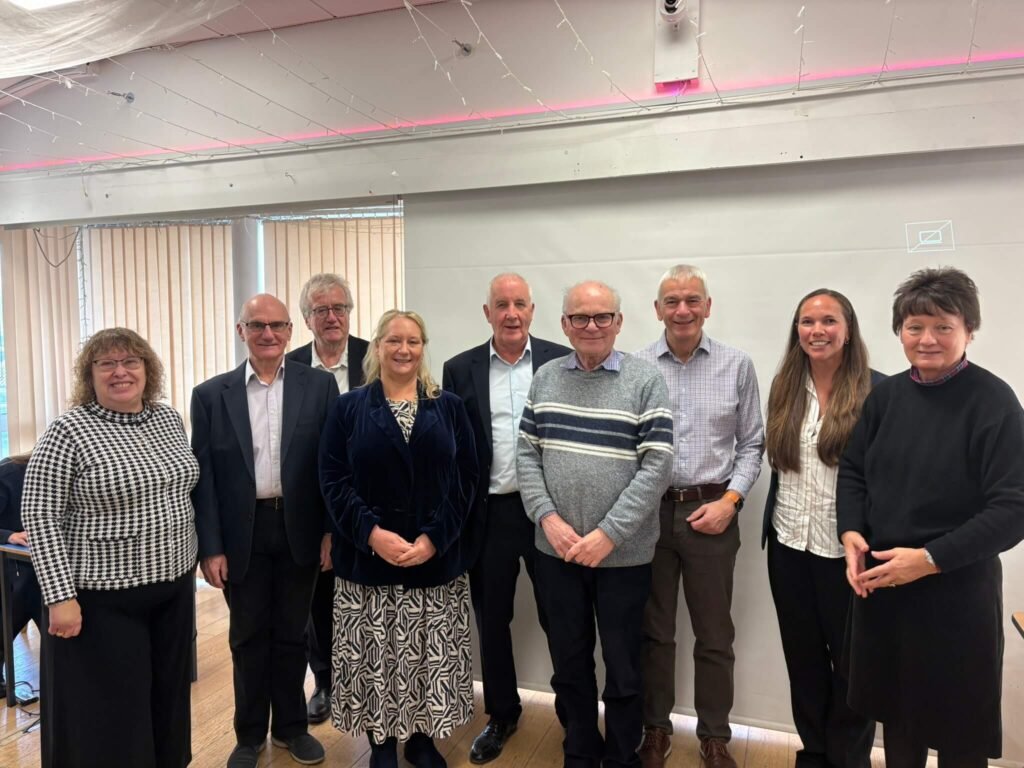 CAW trustees with our Chief Officer and the Mayor of Woking, at the 2025 AGM